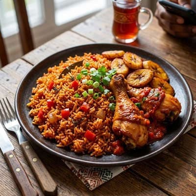 Jollof & chicken