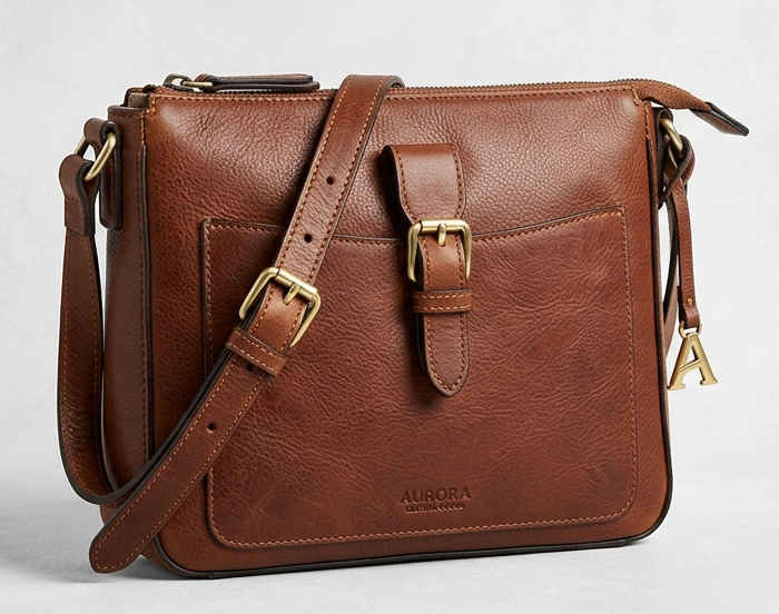 Leather crossbody